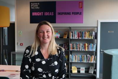 Elaine Wood at BIPC Stockton Library